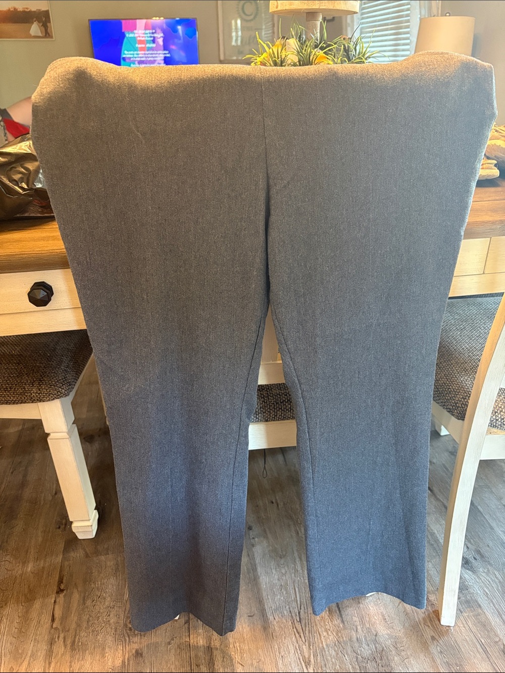 Women’s Gray Dress Pants - Classic Straight Fit